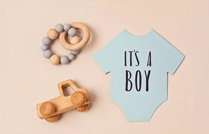 Onesie gender reveal