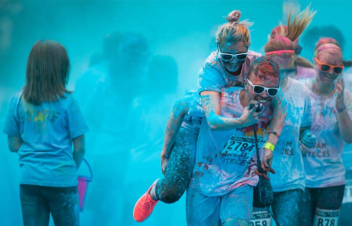 Participate In A Color Run