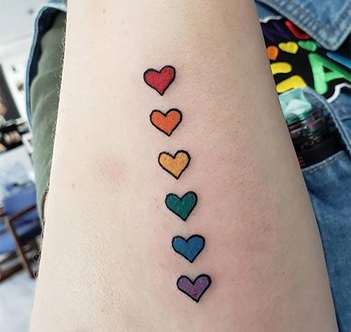 Rainbow Hearts