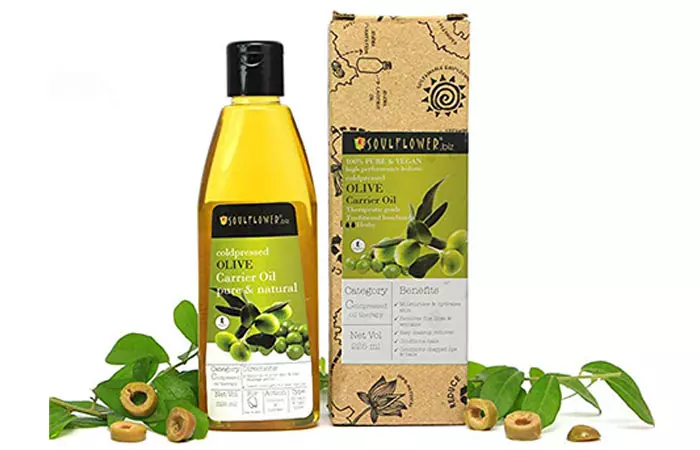 Soulflower Coldpressed Olive Carrier Oil - Hair Growth Oils