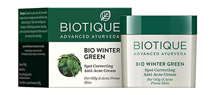 BIOTIQUE WINTER GREEN Spot Correcting Anti-Acne Cream