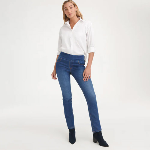 Gloria Vanderbilt Plus Size Amanda Pull on Jeans