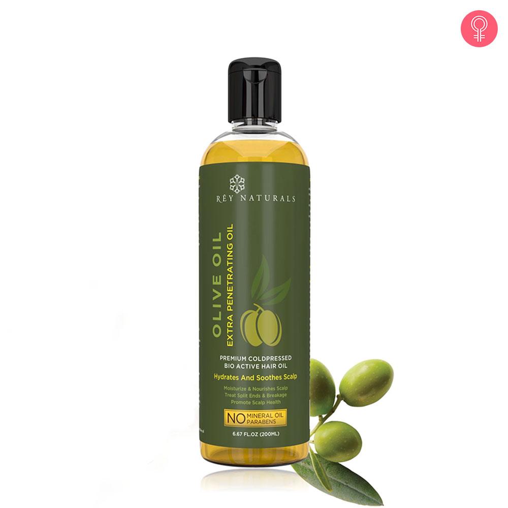 Rey Naturals Pure Cold Pressed Therapeutic Grade Olive Oil For Hair And