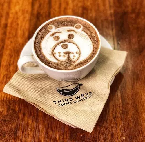 This is one cafe that takes its coffee business quite seriously.
