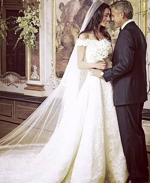 Amal Clooney's wedding dress is one of the most expensive gorgeous bridal dresses