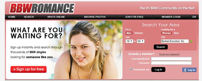 dating site for plus size