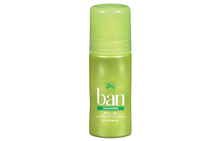 Ban Roll-On Unscented Antiperspirant Deodorant