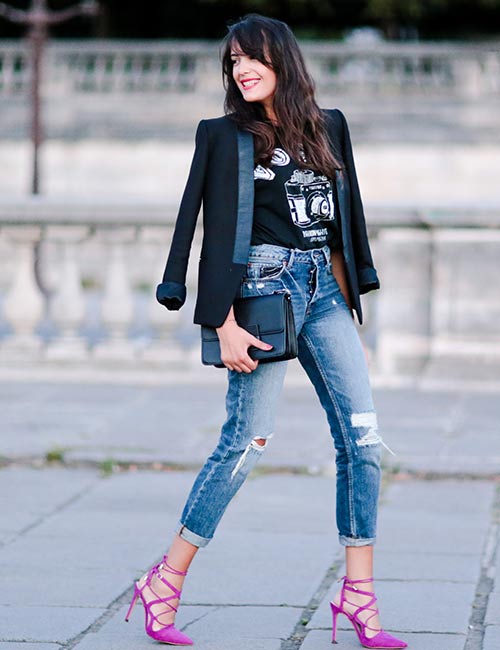 Black Blazer With Jeans