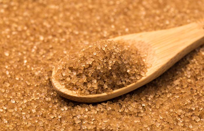 Brown sugar or brown sugar for dead skin