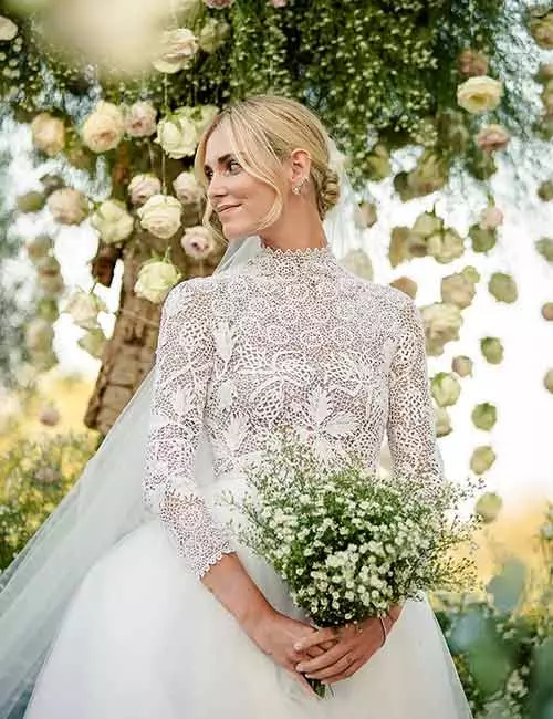 Chiara Ferragnia's wedding dress is one of the most expensive wedding dresses
