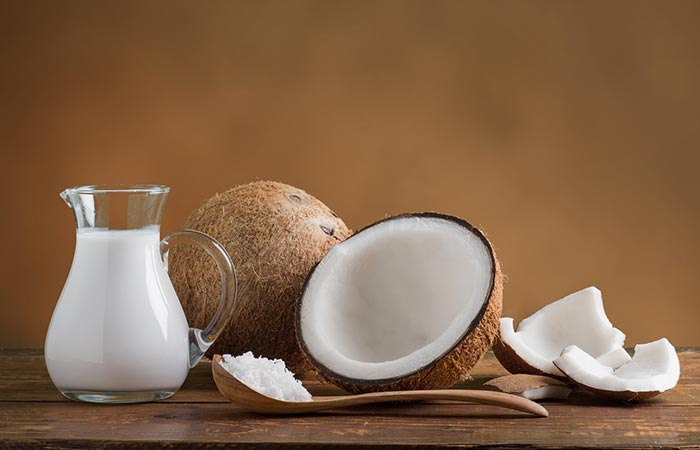 Coconut milk for hair growth