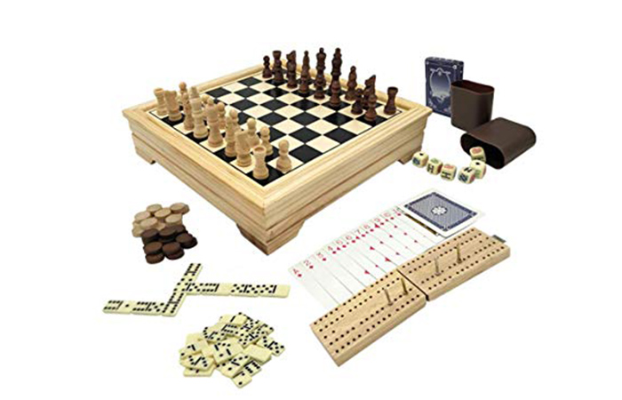 Deluxe 7 in 1 Board Game Set