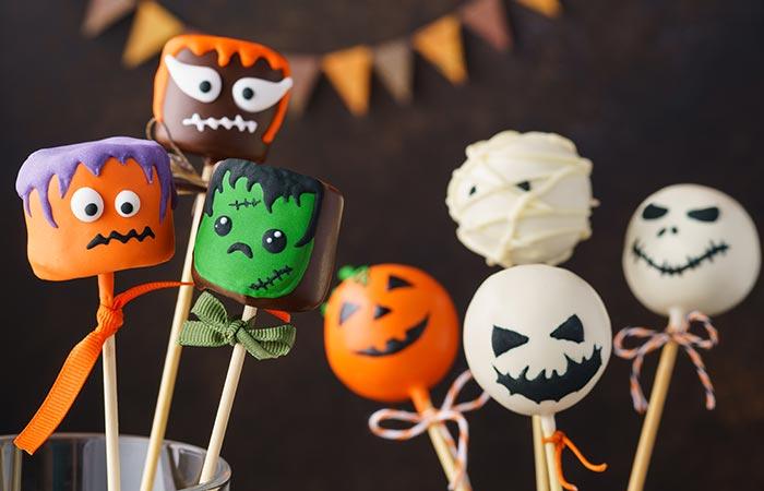 Frankenstein Treats On A Stick