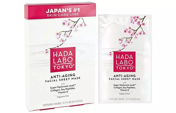 Hada Labo Tokyo Anti-Aging Facial Sheet Mask - Best Skin Care Products