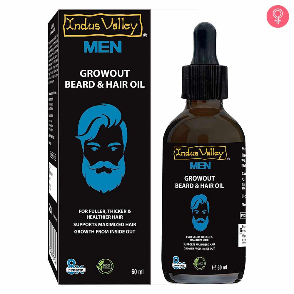 Indus Valley 100 Organic Growout Beard Hair Oil Reviews Price