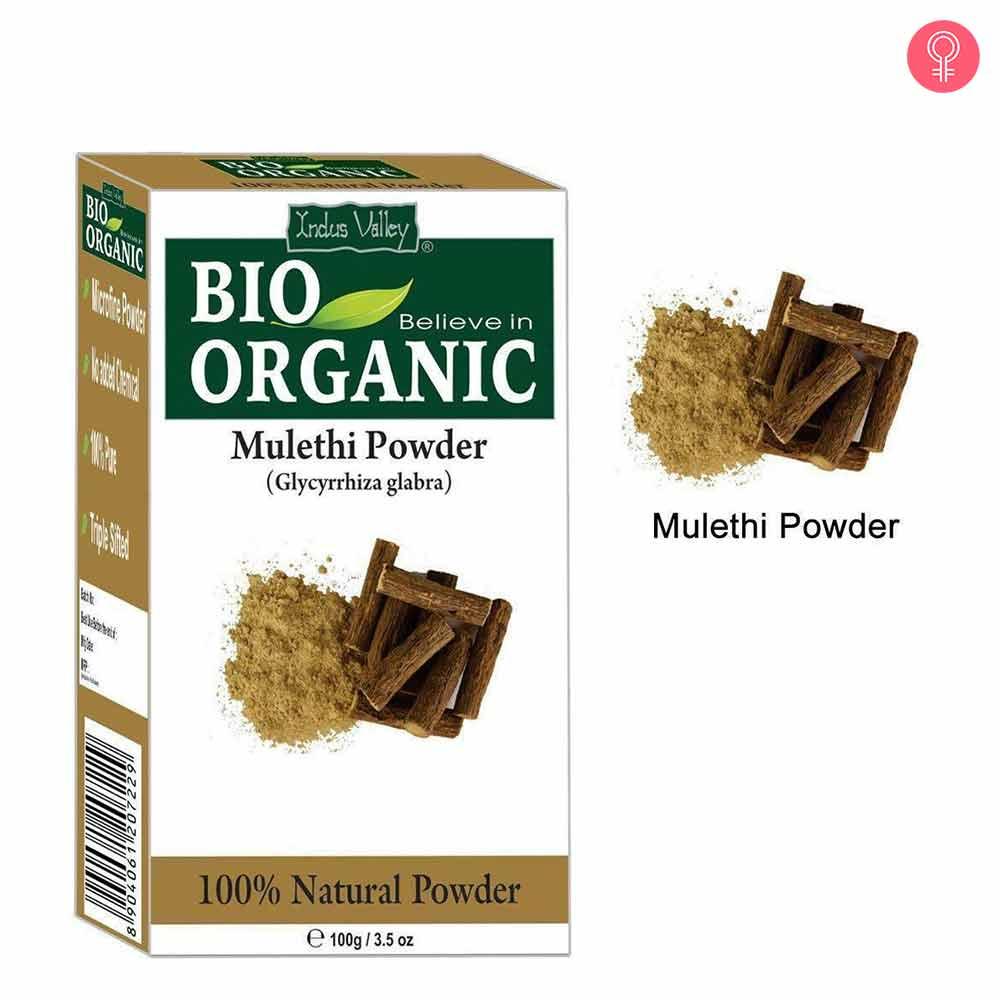 Indus Valley Bio Organic Mulethi Powder For Hair & Skin Care Genuine