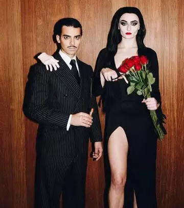 Joe Jonas and Sophie Turner- Gomez And Morticia From The Addams Family 