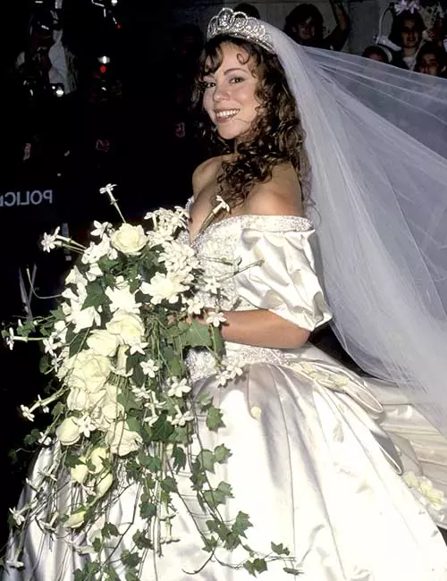 Mariah Carey's gown is one of the most expensive wedding dresses