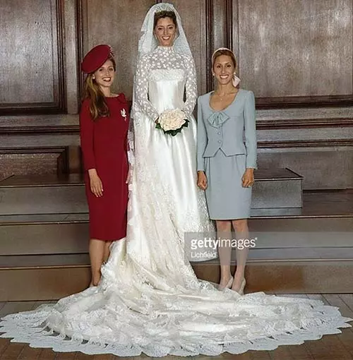 Marie-Chantal Miller is one of the most expensive royal wedding dresses