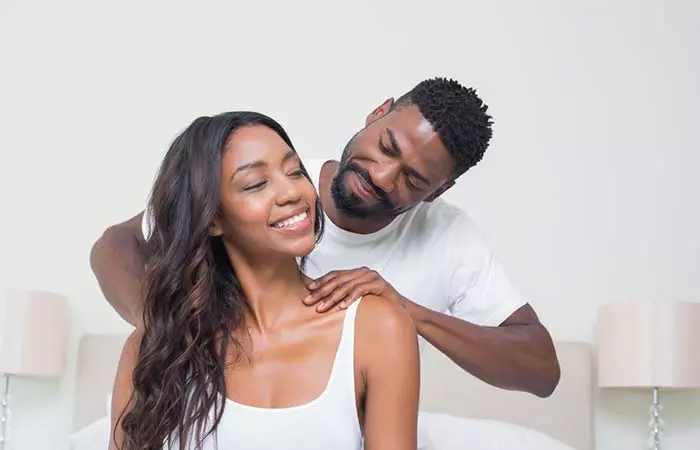 Massage Each Other On Bed