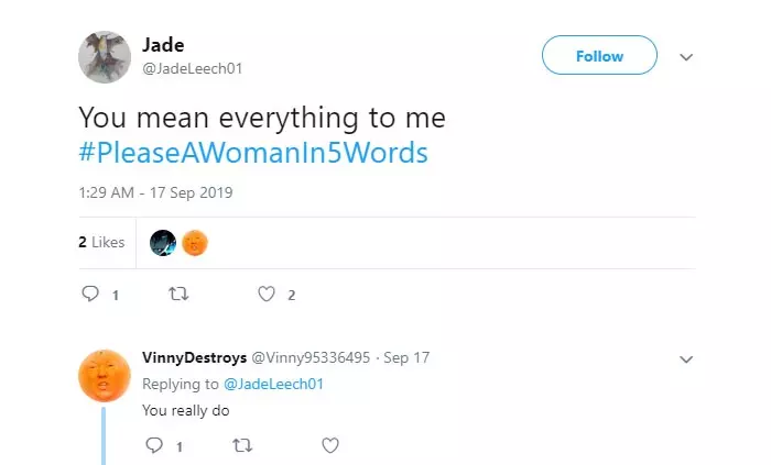 Pleasing a woman with words