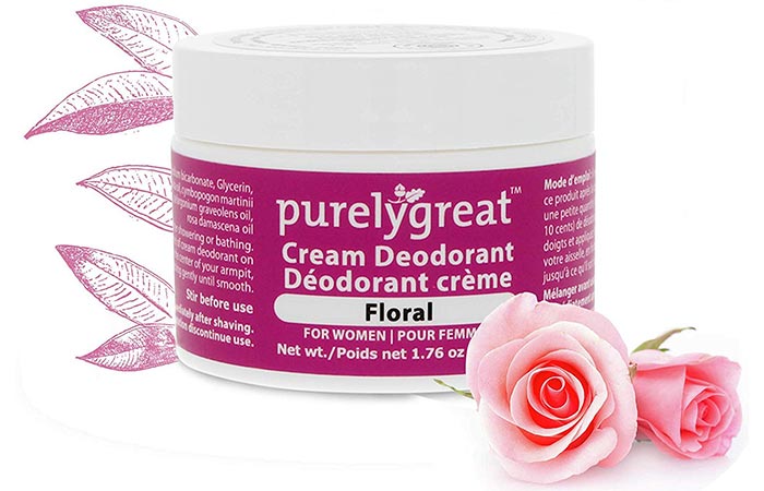 Purelygreat All Natural Women’s Cream Deodorant