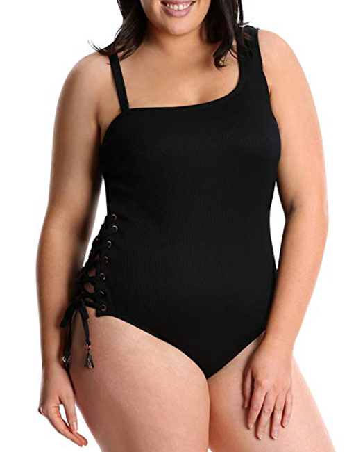 Single-Shoulder Swimsuit