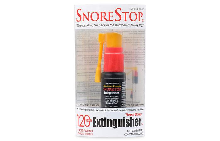 SnoreStop Extinguisher 120 Throat Snoring Spray