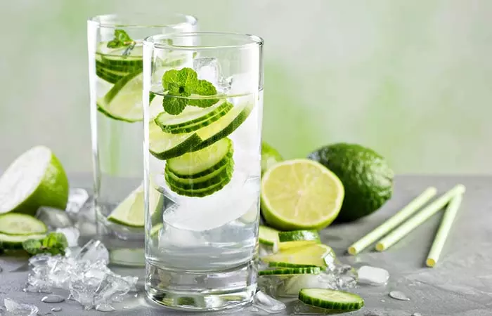 Swap Sodas With Lime Water Or Chilled Water