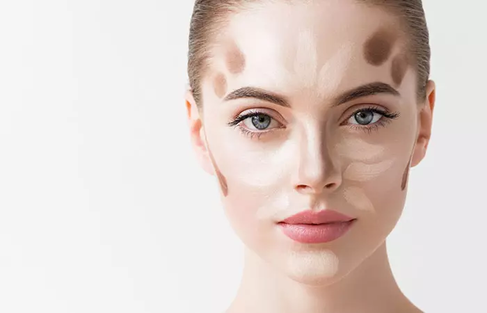 Two Shades Of Concealer To Contour
