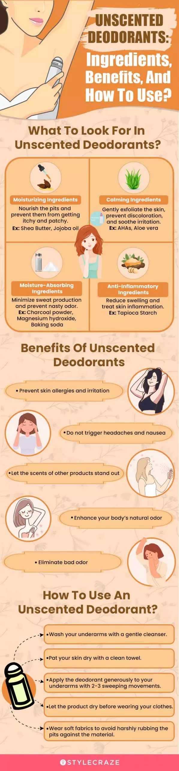 Unscented Deodorants: Ingredients, Benefits, And How To Use