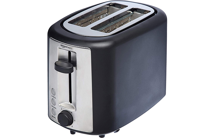 AmazonBasics Two Slice Extra Wide Slot Toaster