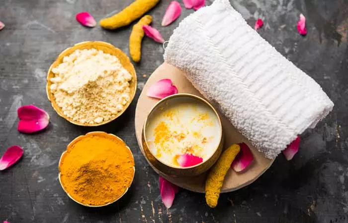 Besan And Curd Hair Mask