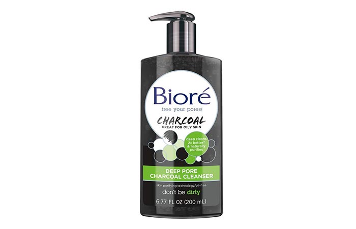 Biore Free Your Pores Deep Pore Charcoal Cleanser