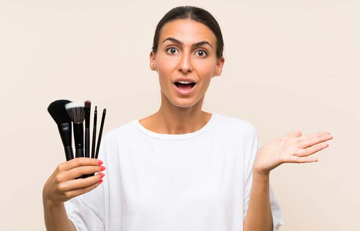 Not Cleaning Your Makeup Tools