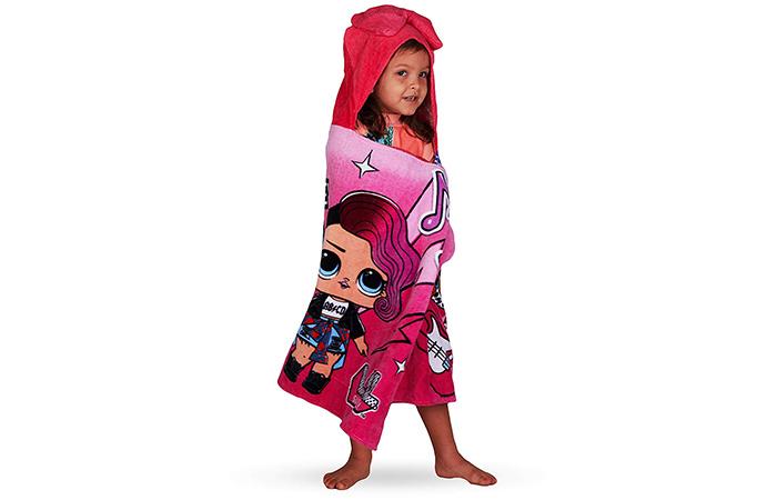 O.L. Surprise! Hooded Bath Towel Wrap