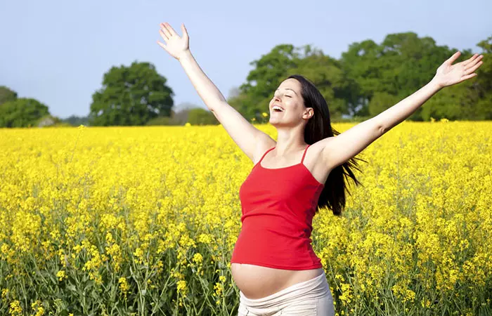 Share Her Excitement And Enthusiasm About The Baby