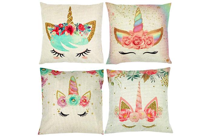 ZUEXT Unicorn Throw Pillow Covers