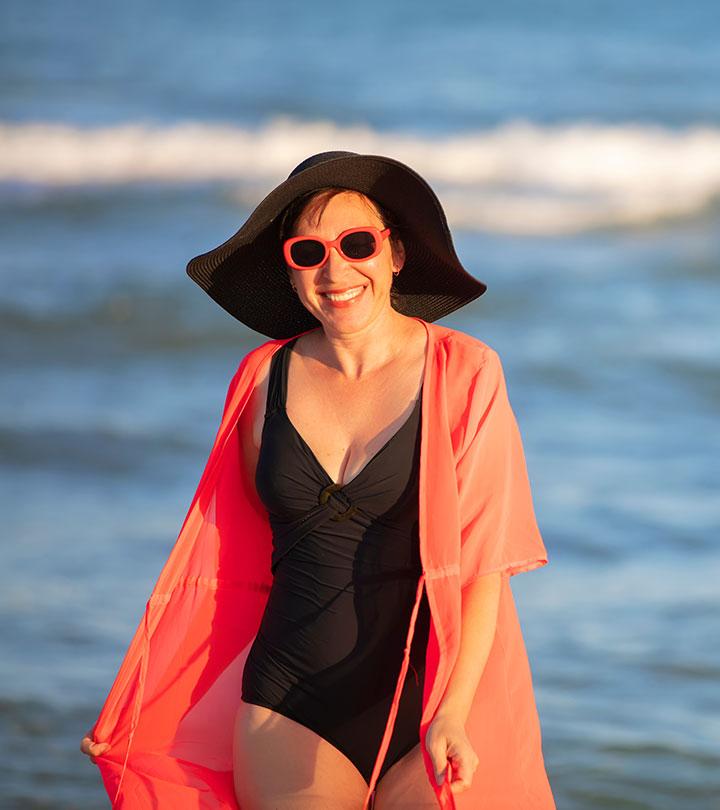 best swimsuits for 50 year old woman