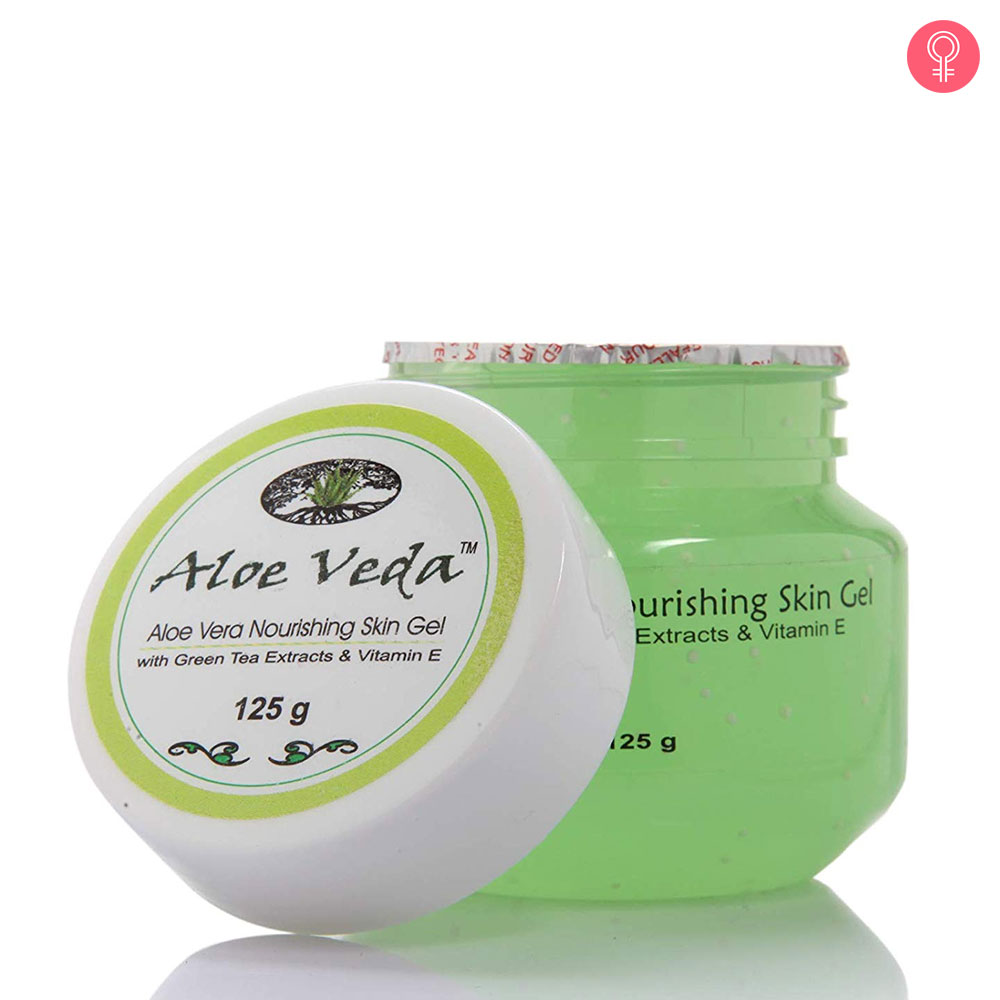 Aloe Veda Aloe Vera Nourishing Skin Gel With Green Tea Extracts & Vitamin E