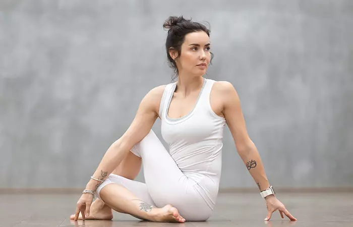 Ardha matsyensrasana to lose weight