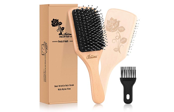 Bsisme Boar Bristle Hair Brush