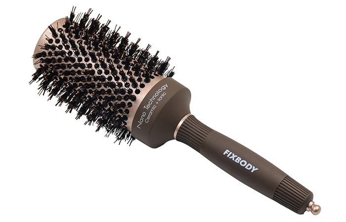 FIXBODY Boar Bristles Round Hair Brush