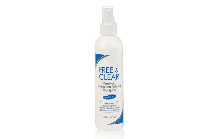 Free & Clear Firm Hold Styling And Finishing Hairspray