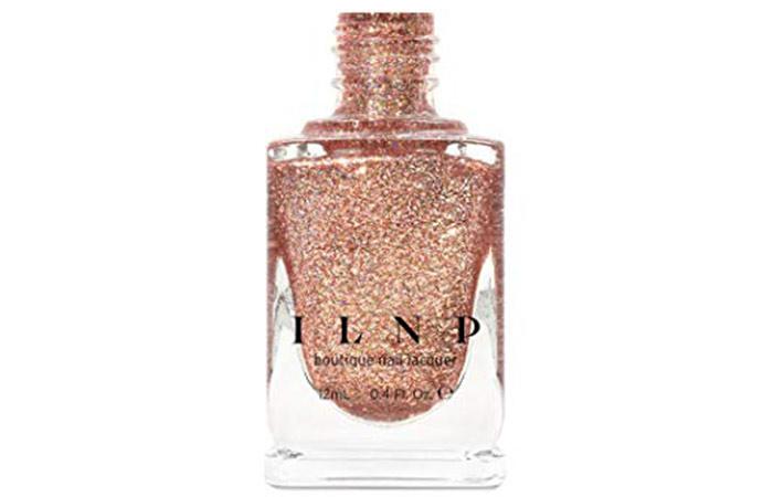 ILNP Juliette Holographic Nail Polish, Rose Gold