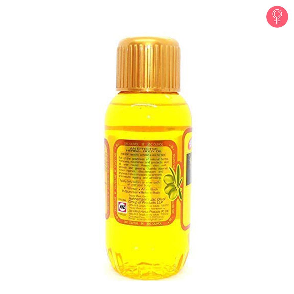 jac olivol baby massage oil