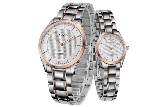 Jiusko Swiss Real Diamond Watch Set