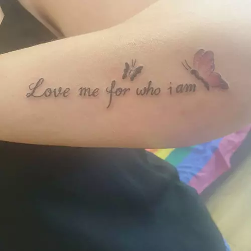 Love quote tattoo design