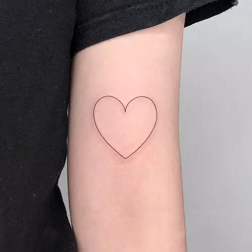 Love tattoo design On The Upper Arm