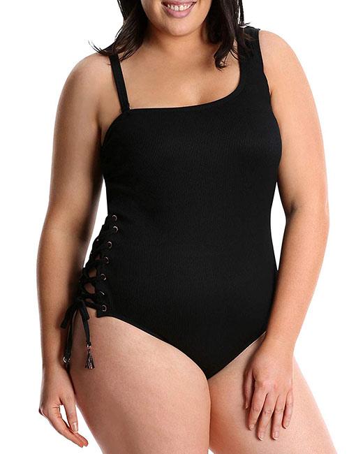 Lysa Single-Shoulder Swimsuit